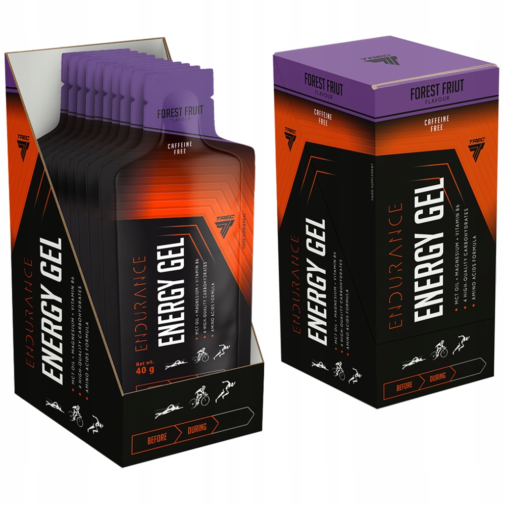 Energetický Gel Trec Endurance Energy Gel Set 10 x 40 g Na Maraton Kolo