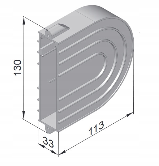 ZWIJACZ PODTYNKOWY Taśmy Paska 14mm do ROLET Rodzaj kaseta