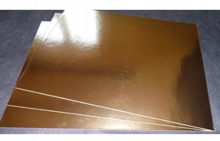 Levně podložky pod dort oboustranné zlato/stříbro 12x18 cm obdélníkové 200ks 93-