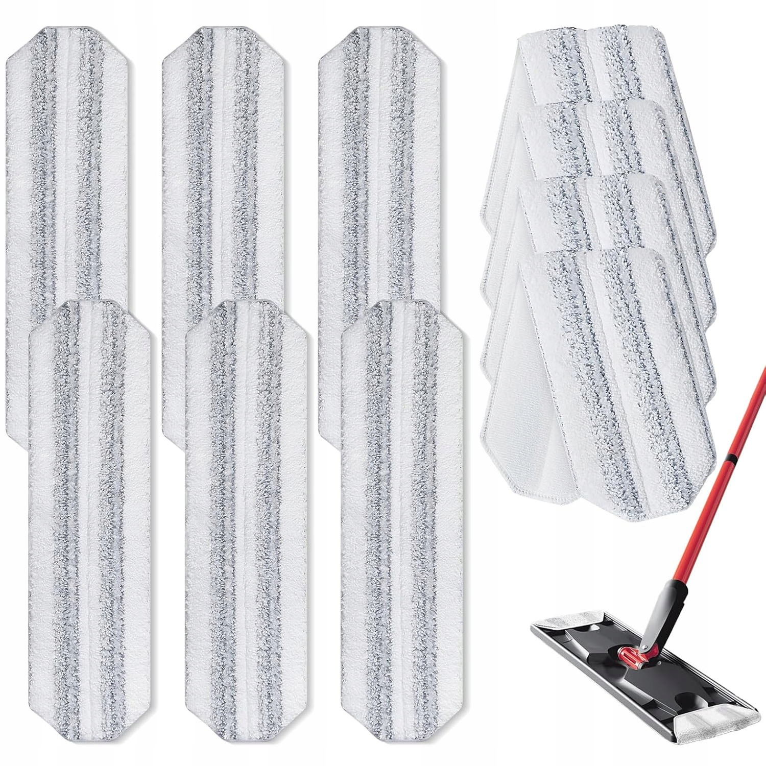 Levně 10 Vložka Do Mopu Vileda H2pro, návleky na mop pro O-Cedar H2pro