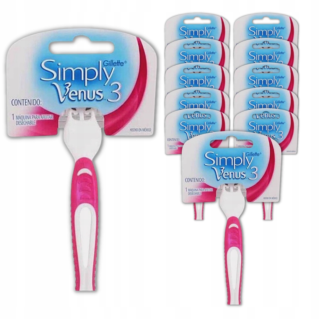 Gillette Simply Venus 3 Maszynka Do Golenia 12szt