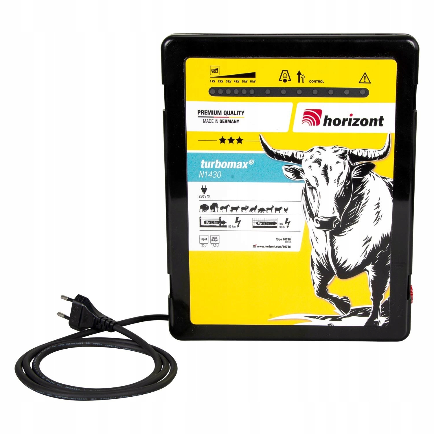 Turbomax N1430 (horiSMART N280), Síťový elektrizátor pro pastuch, skot, ovce