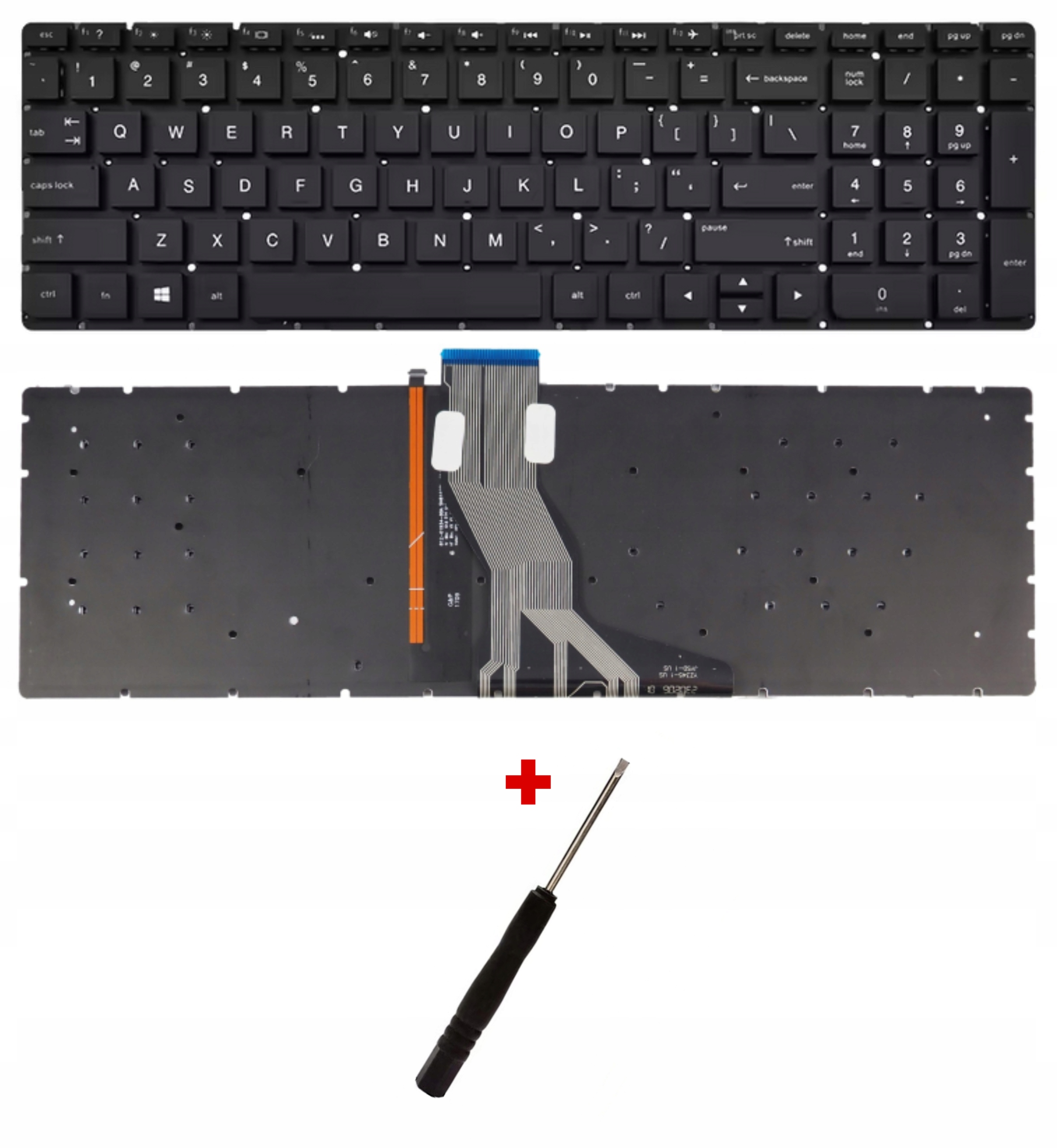 Klávesnice pro Hp Pavilion 15-AB 17-G 15-AK 15-AN 15-AH 17-N 17-R 17-S Led