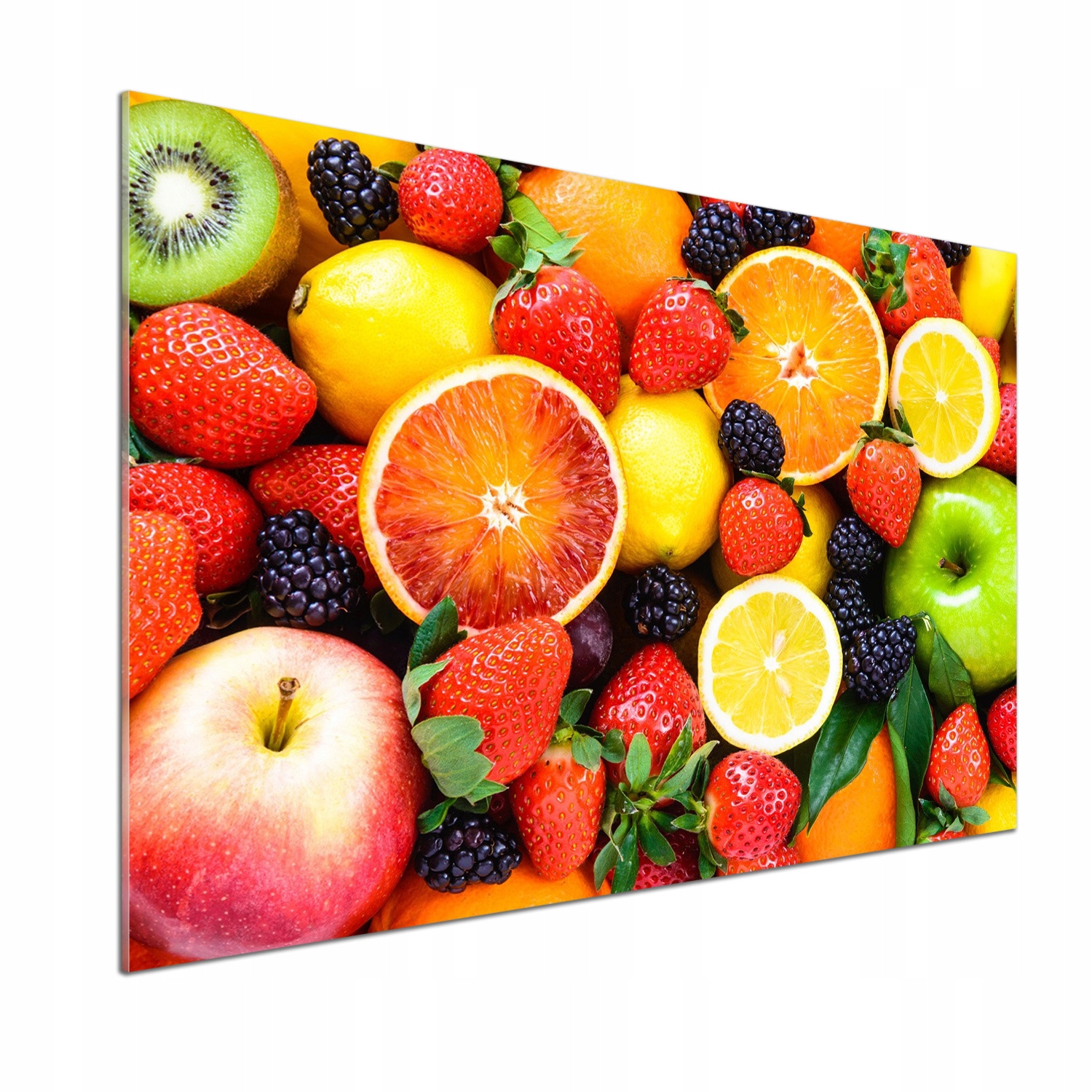 Panel do kuchyne Farebné ovocie 100 x 70 cm Lepidlo