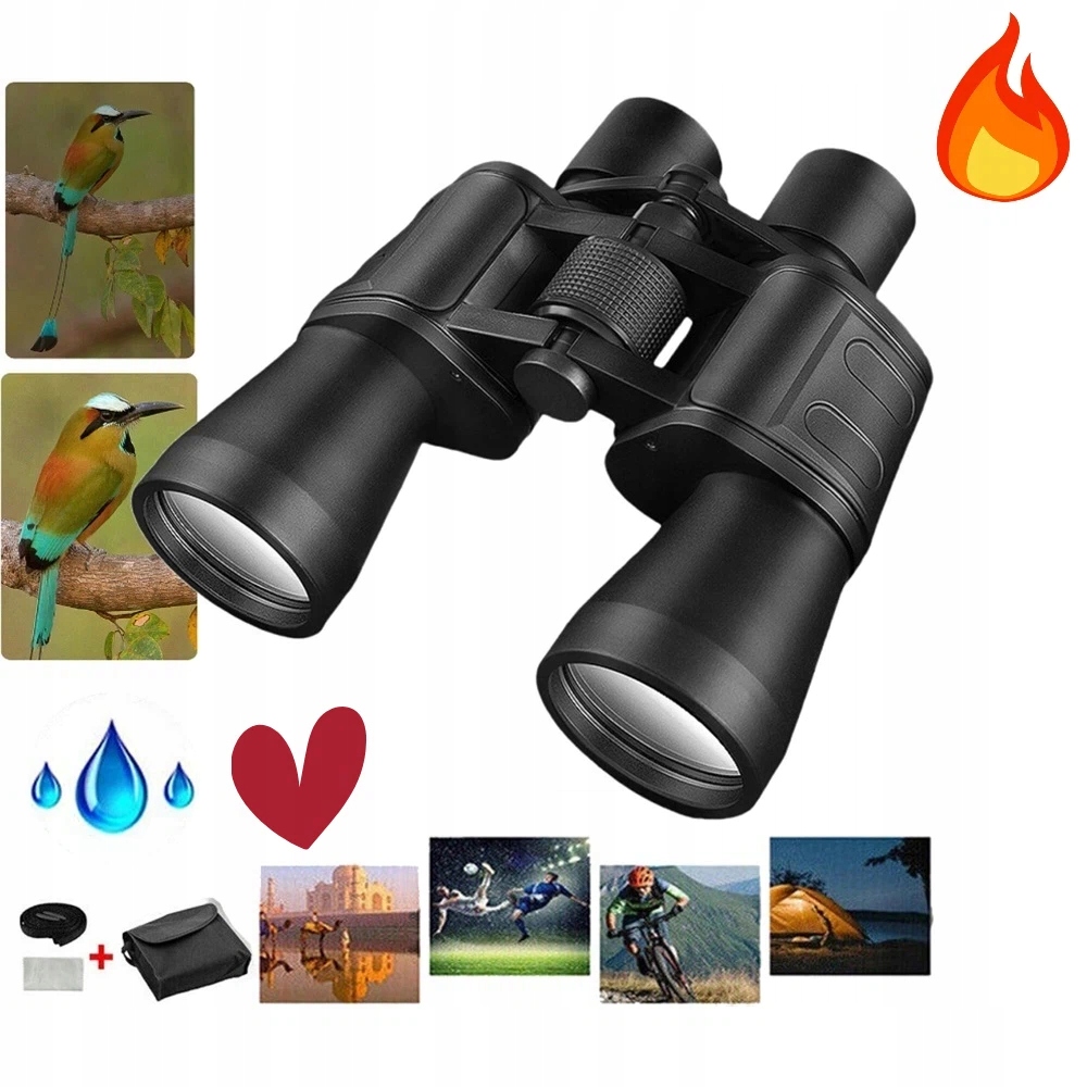 Lornetka 10-180X100 Hd Binoculars Noktowizyjna Wysokie Powiększenie