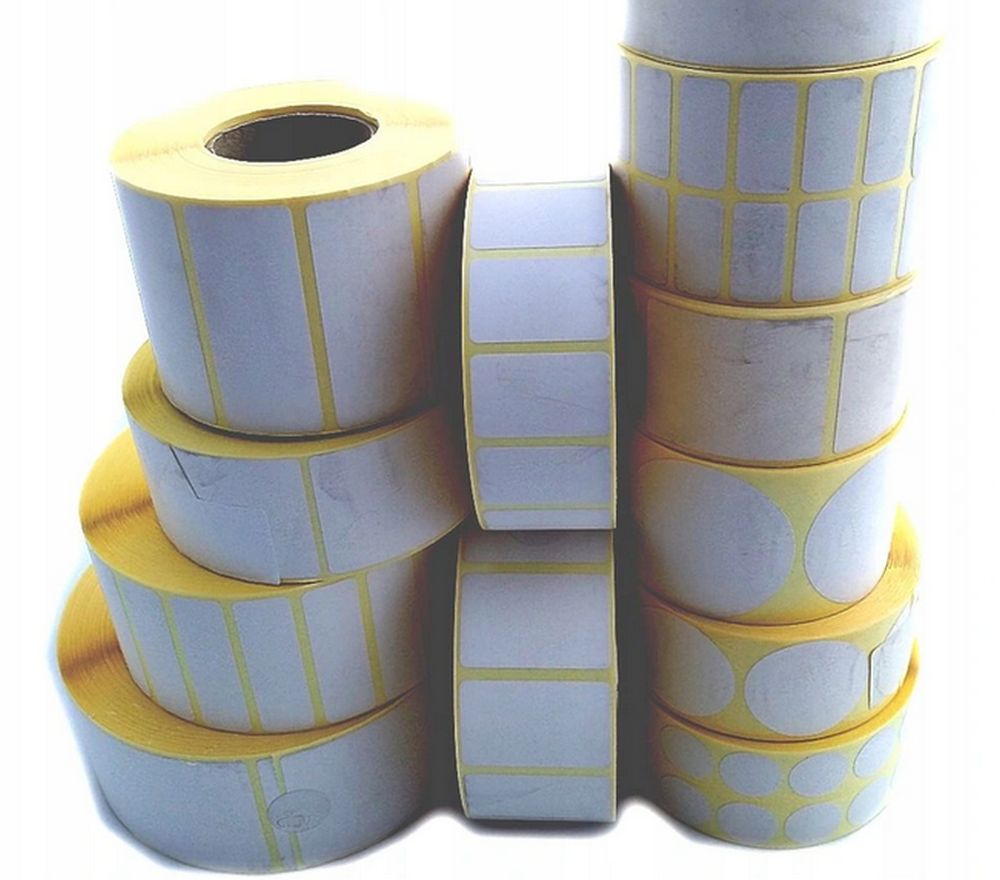 

Nalepki Etykiety Z Nadrukiem roz 50x15mm 1000szt