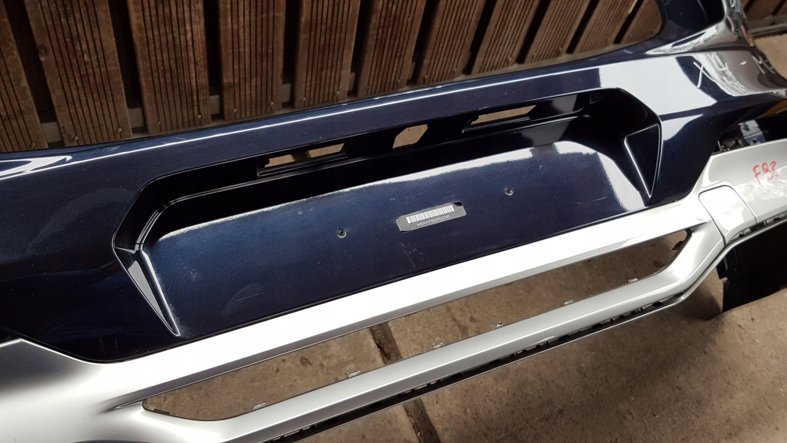 bumper rear BMW X4 G02 F98 m-packet