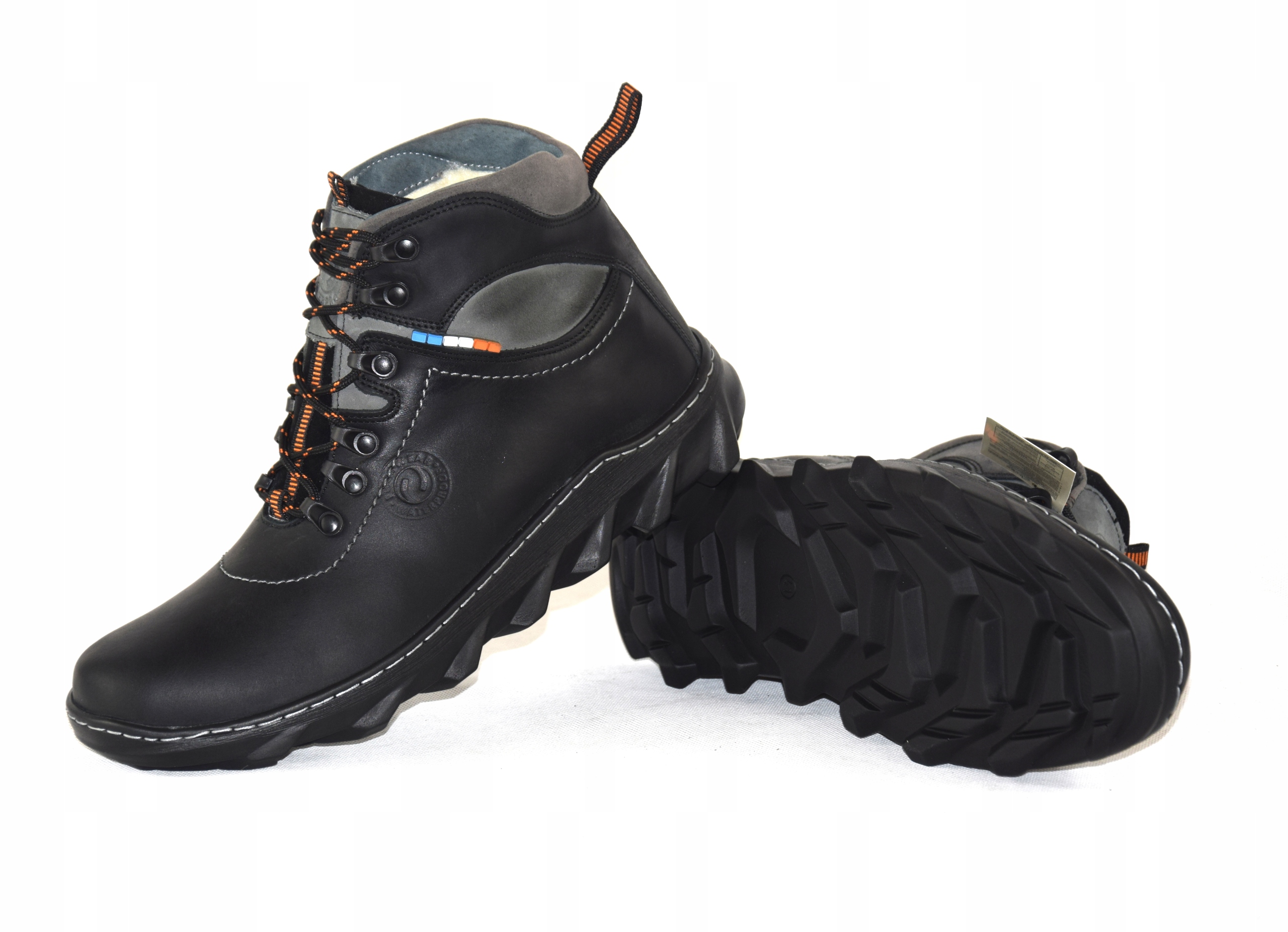 Buty zimowe skórzane ocieplane buty 150 r.45 Długość wkładki 30 cm