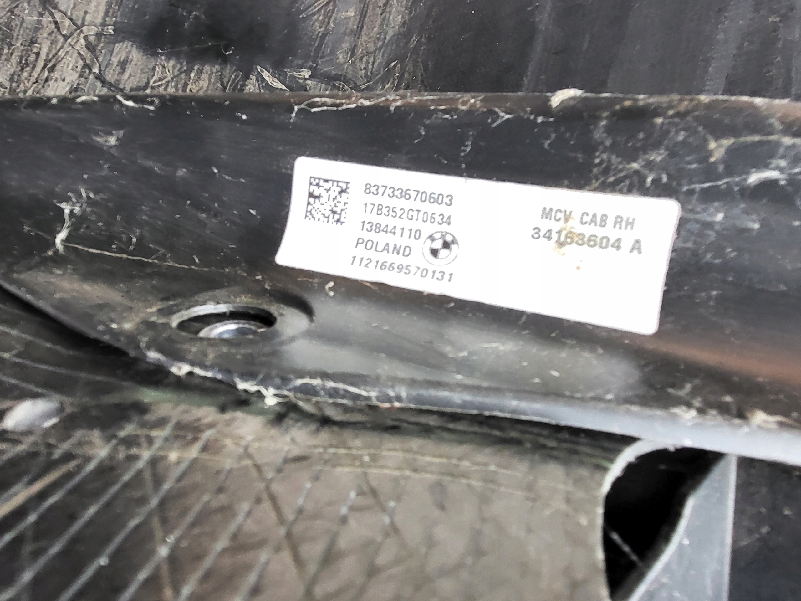dach Blende Abdeckung luftführung BMW i3 OE
