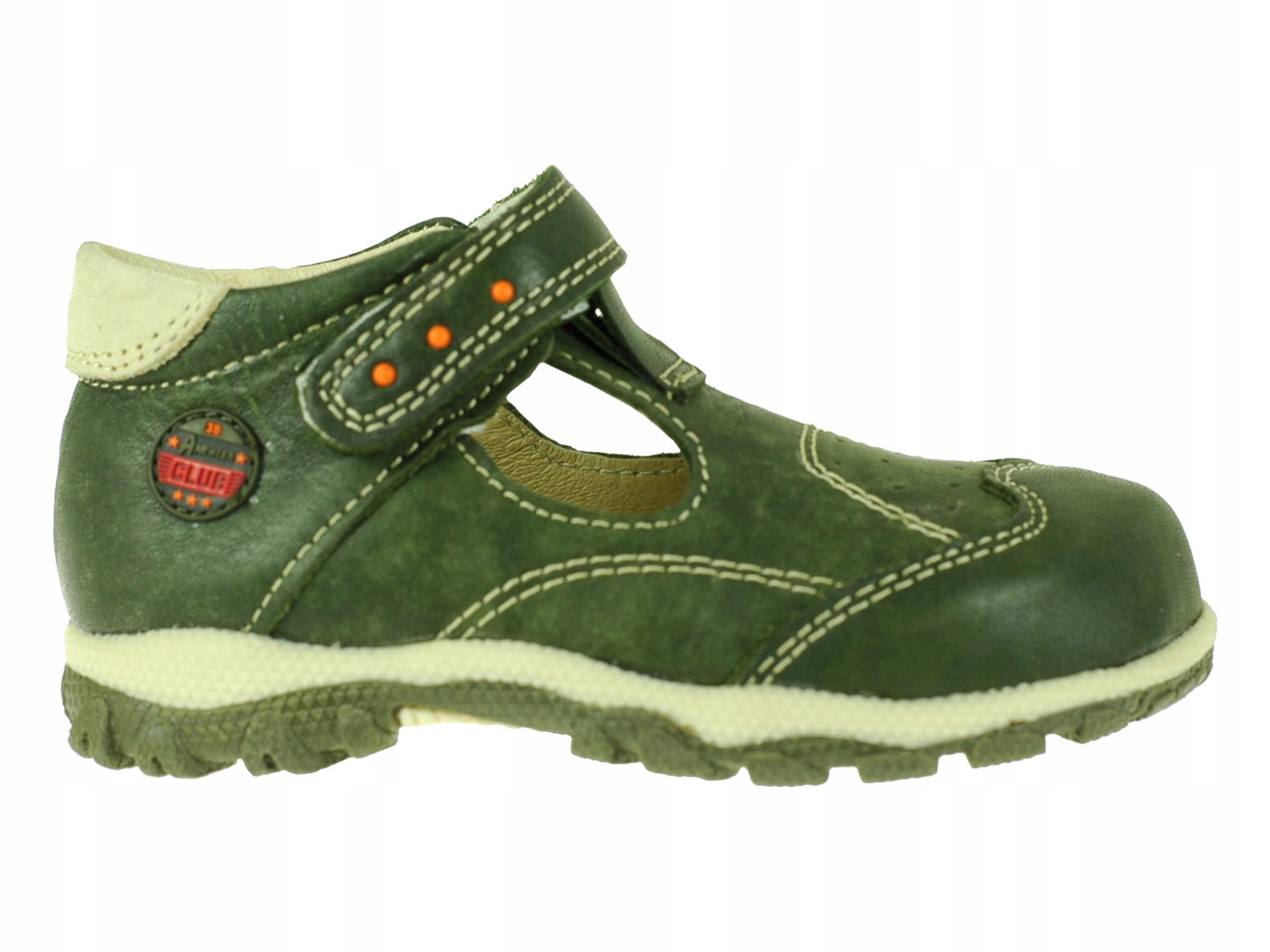 

Trzewiki American Club zielone khaki skóra r. 25
