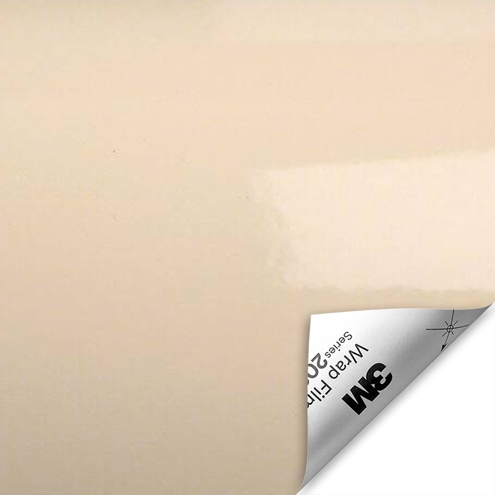 3M 2080 Fólie pro změnu barvy automobilu 50x152 G79 Gloss Light Ivory