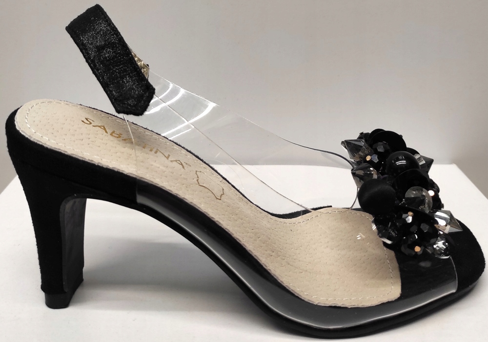 

Venizi 0145 Silikon Hit! sandałki szpilki czarn 38