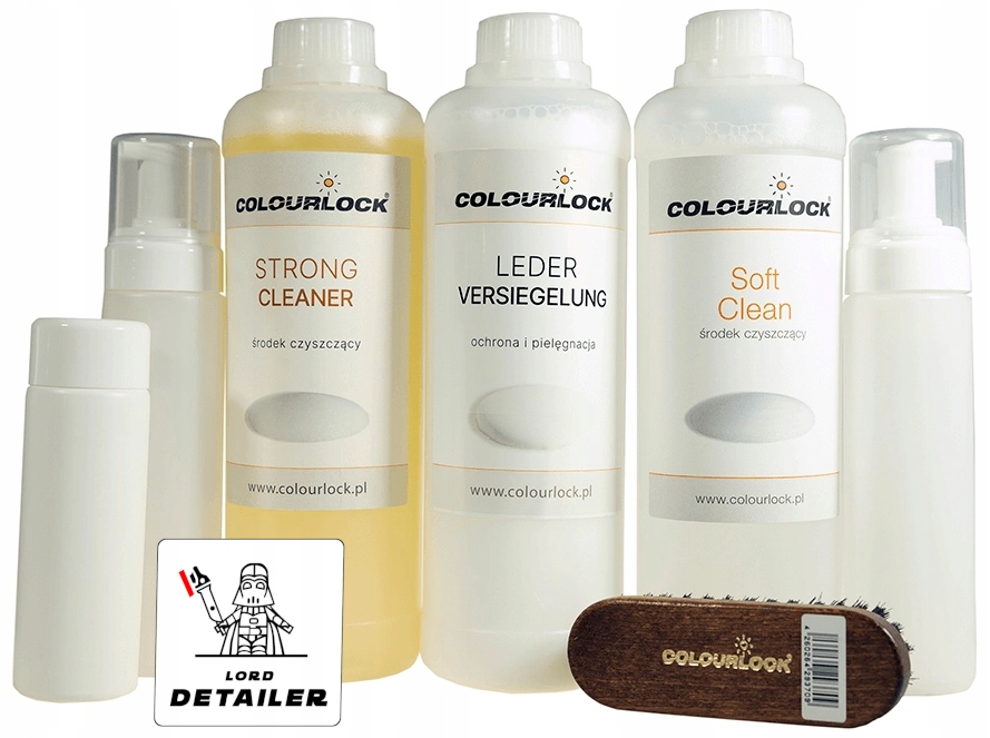 Colourlock Kompletný set detailera na čistenie automobilovej pokožky 3x1L
