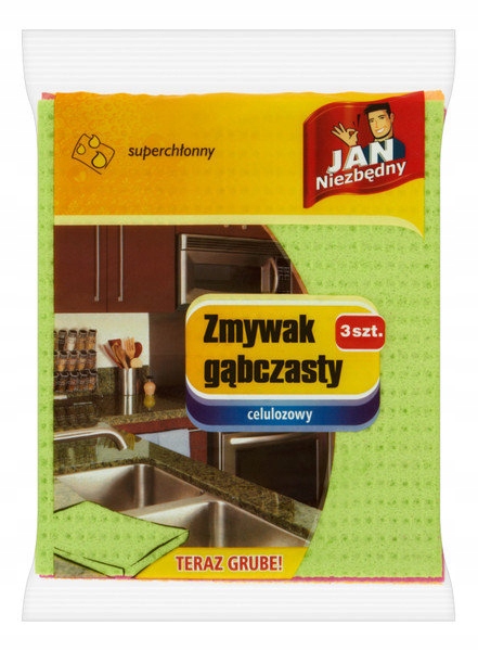 

Jan Niezbędny Zmywak Gąbczasty 3SZT/20/