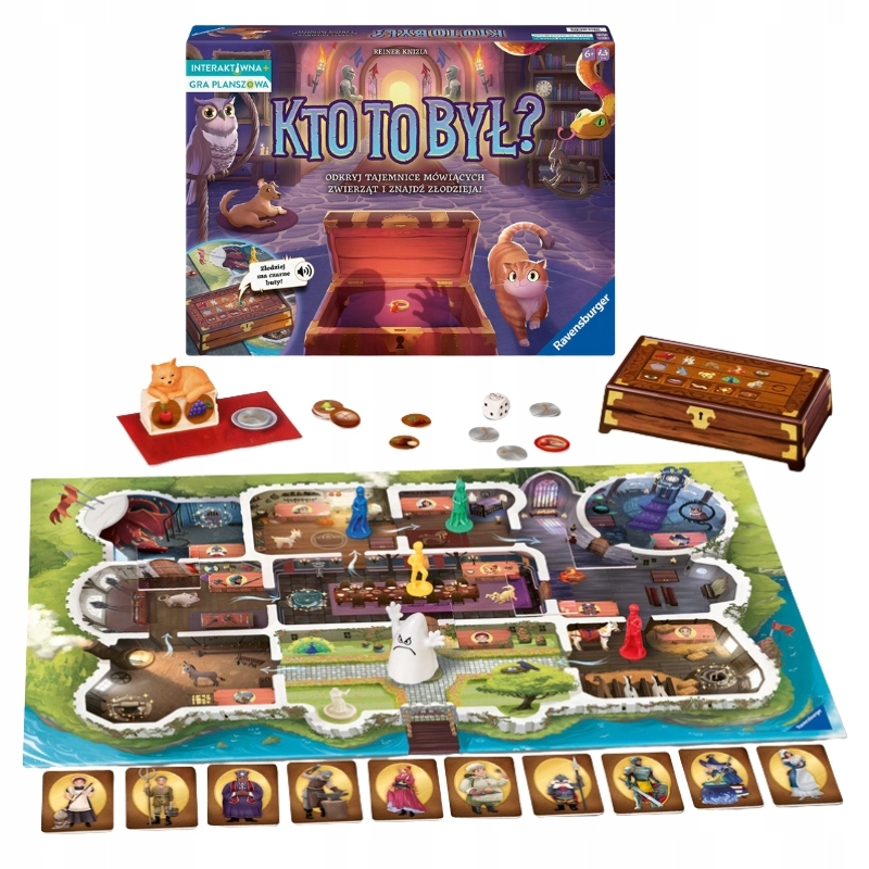Ravensburger Gra Planszowa Interaktywna Kto To Był? Kooperacyjna Dla Dzieci