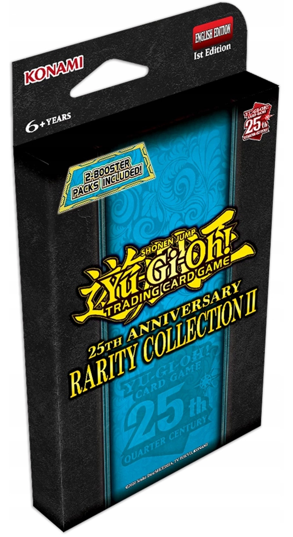 Yu-Gi-Oh! 25th Anniversary Rarity Collection II 2-Booster Packs Tuckbox