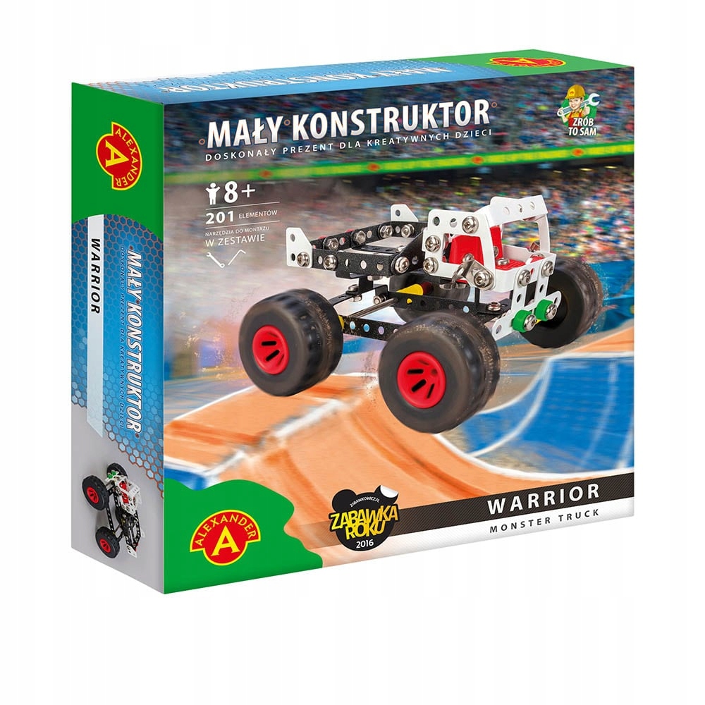 

Mały konstruktor Monster Truck Warior do złożenia