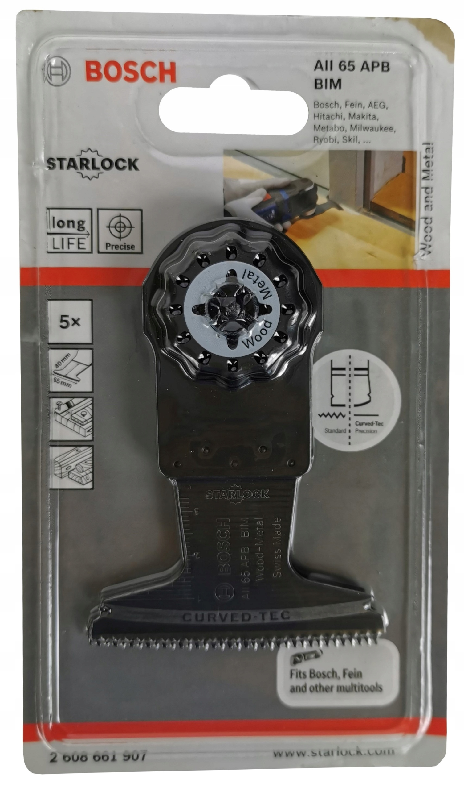 

Bosch Aii 65 Apb brzeszczot drewno Bim starlock x5