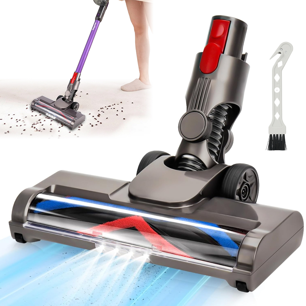 Měkký Rotační Kartáč Pro Vysavač Dyson Nástroj V15 V11 V10 V8 V7 S 4LED