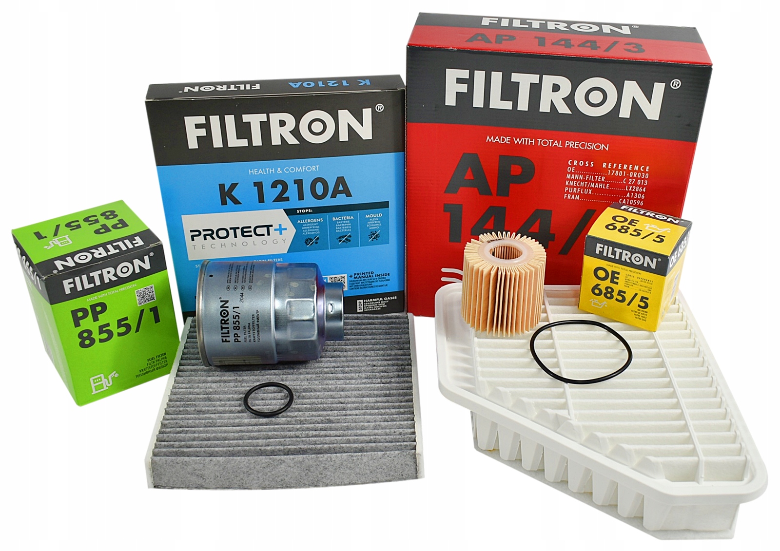 Filtron Sada Filtrů Pro Toyota Auris Corolla E15 E18 1.4 D4D 90