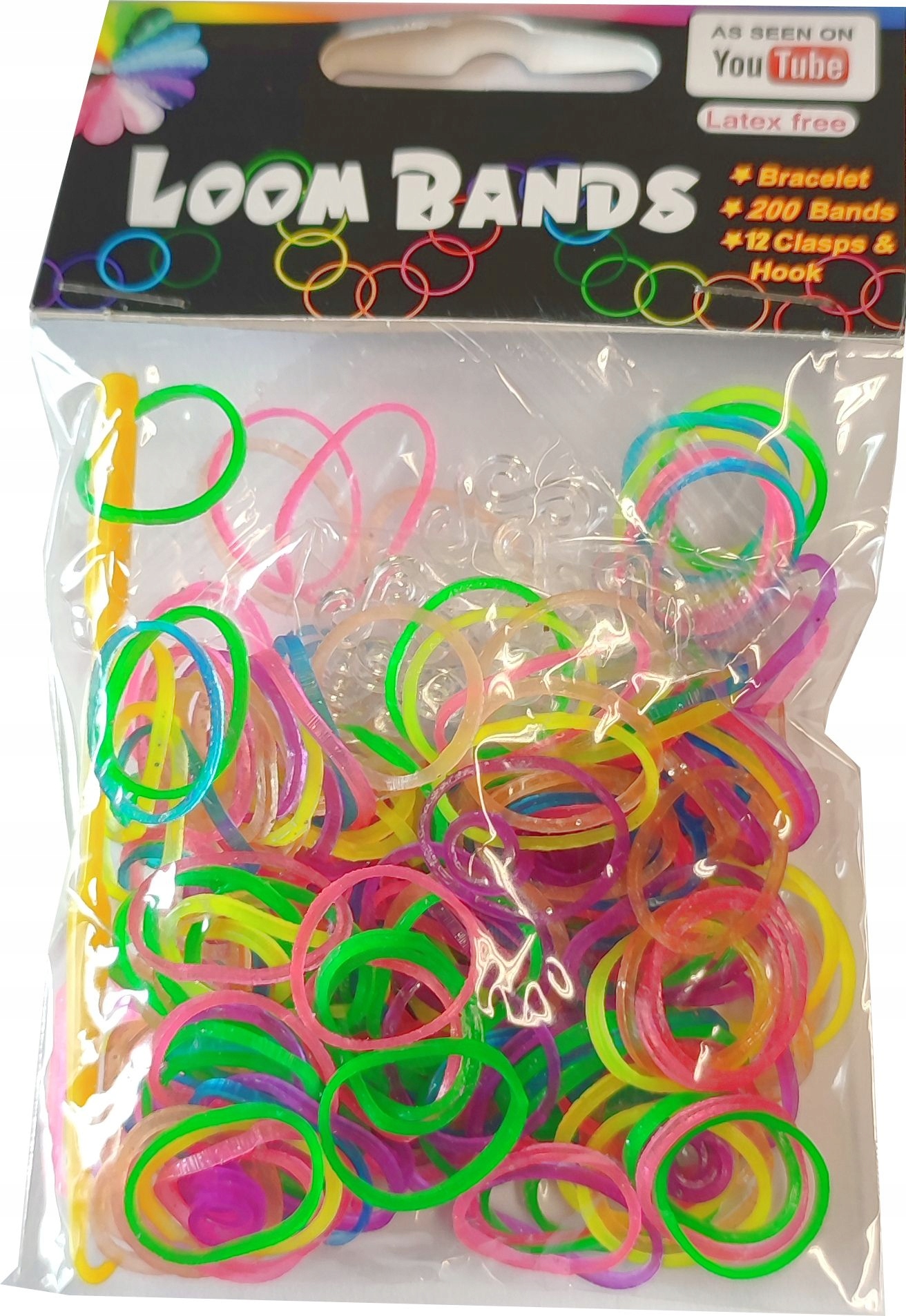 

Gumki do robienia bransoletek Loom Bands 200szt
