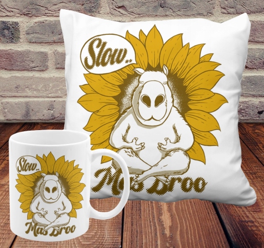 ZESTAW KUBEK PODUSZKA Z KAPIBARĄ PREZENT KAPIBARA EAN (GTIN) 6096255476480