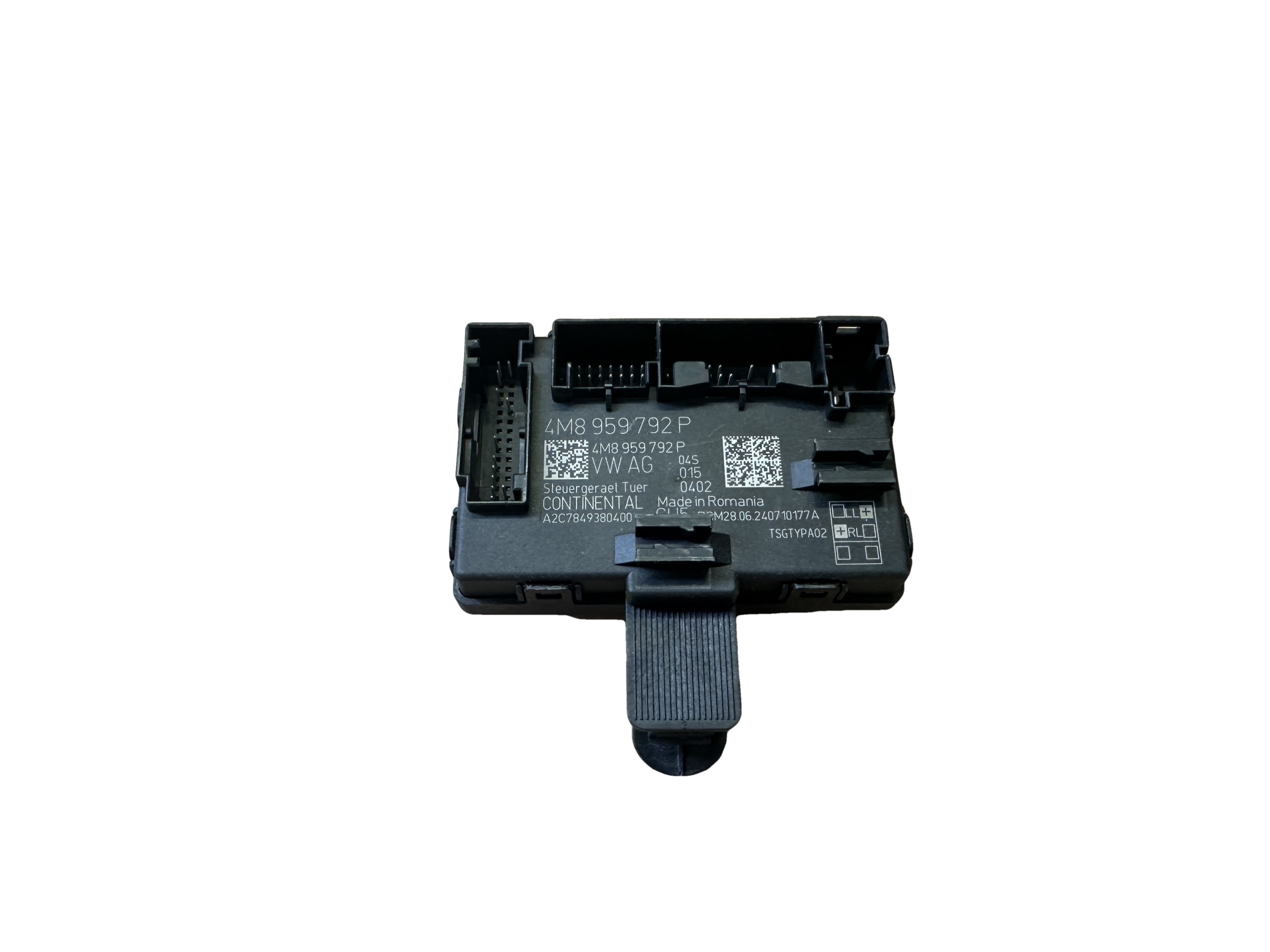 AUDI A4 A5 Q7 control unit module door right front 4M8959792P