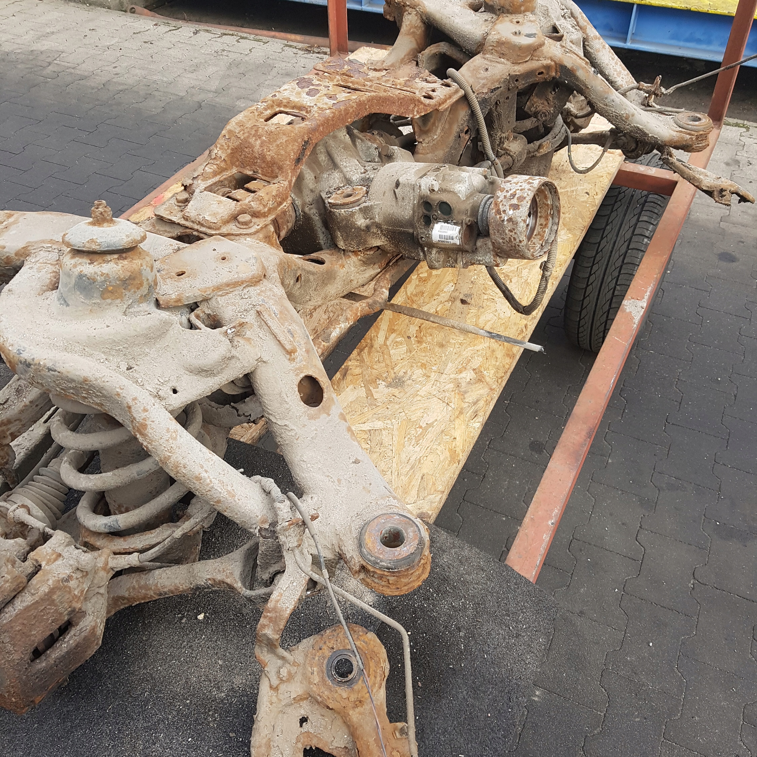 axle beam subframe springing rear part VOLVO XC90 2.9 B