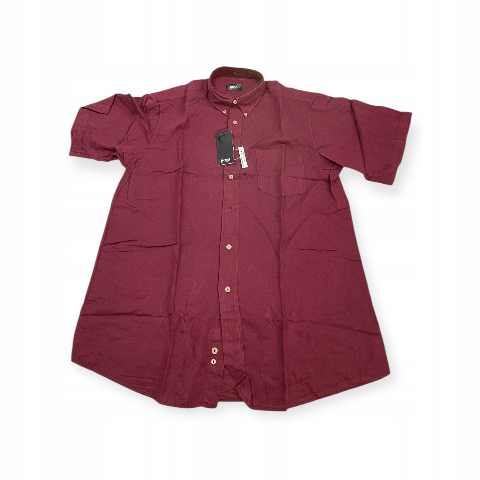 Pánská košile Hugo Boss XL – bordó, elegantní XL