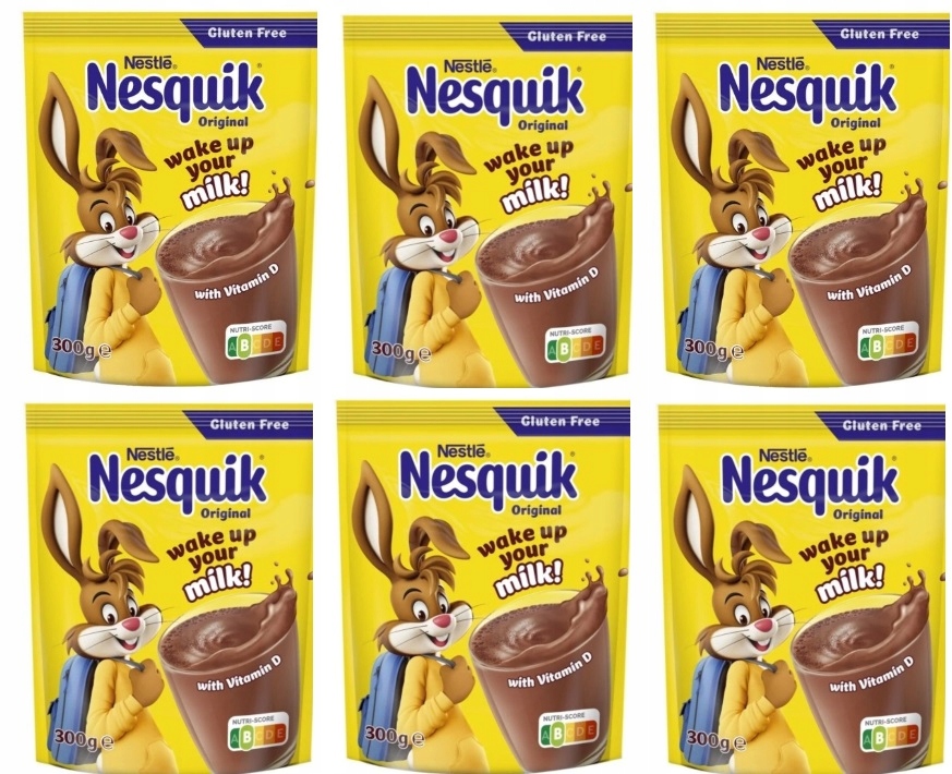 Levně 6 x 300 g Nestle Nesquik Kakaový nápoj s vitamíny Karton