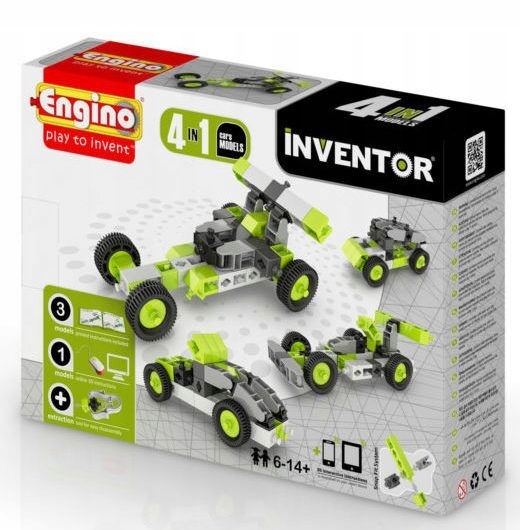 

Klocki Engino Inventor 4 modele cars 0431