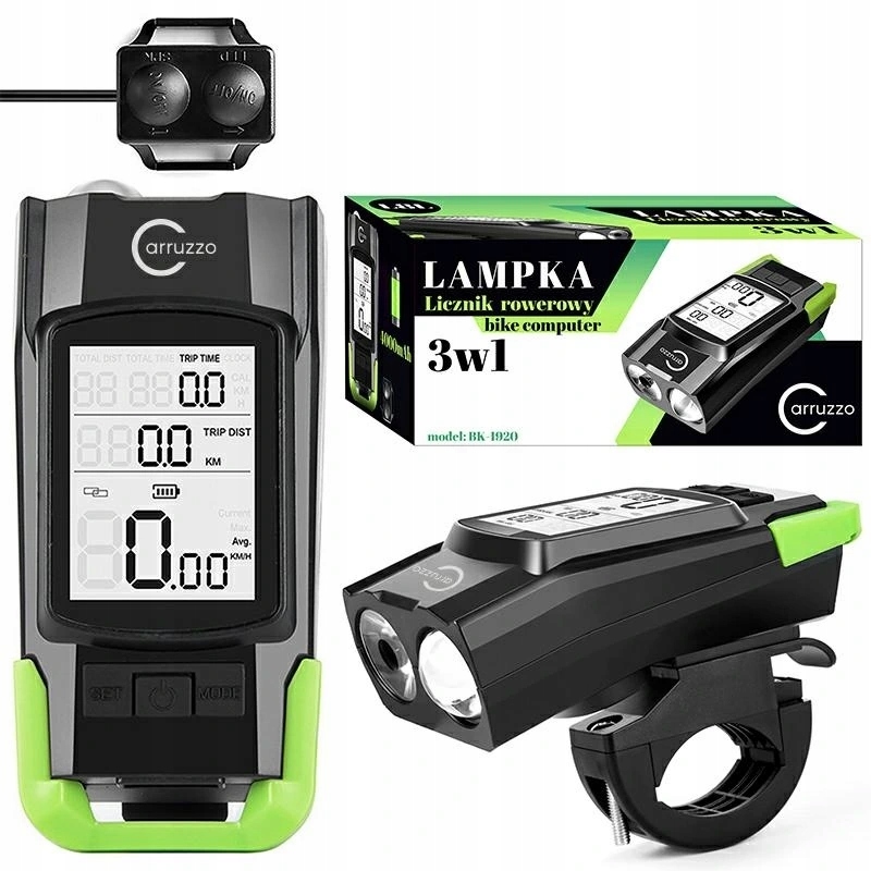 Gotel L8L Lampa Bike Counter Horn 3V1