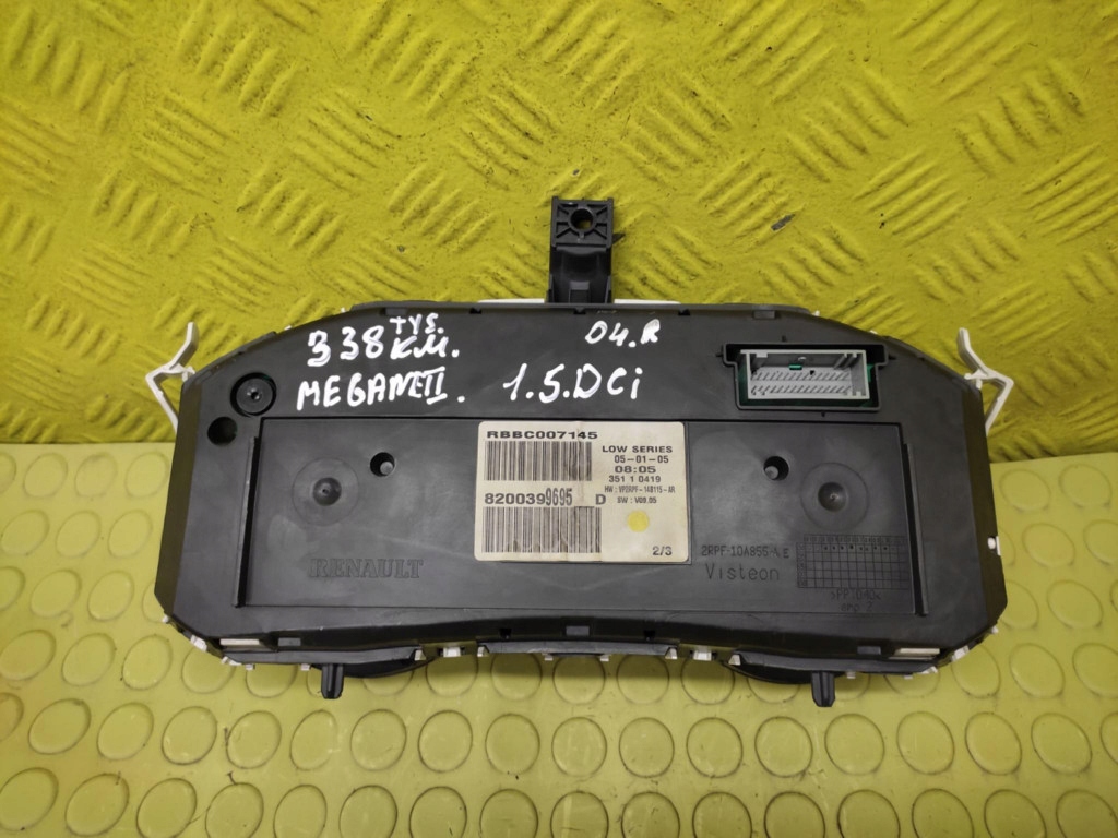 RENAULT MEGANE II 1.5 DCI dials 8200399695