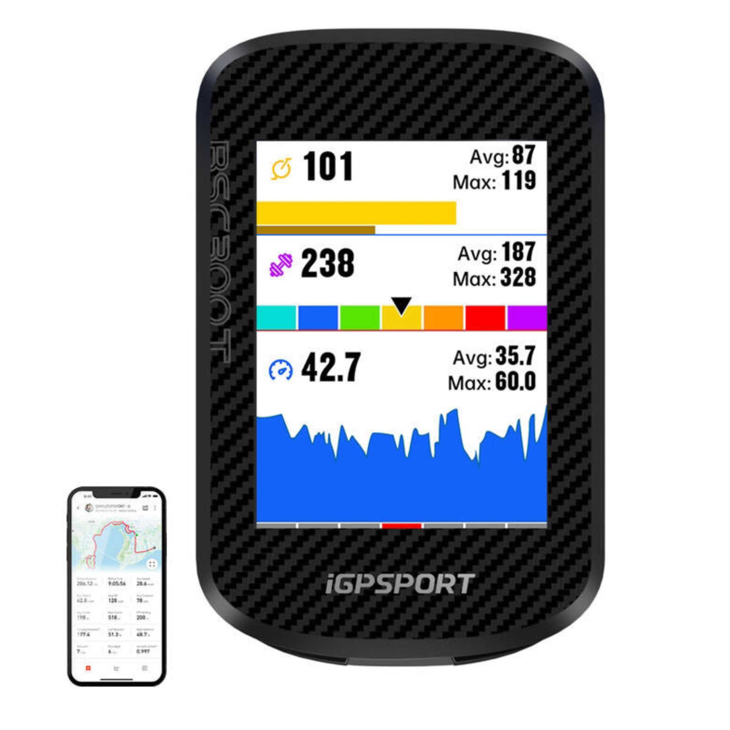 Počítač na kolo Igpsport Bsc300t Dotykový displej Gps Navigace Ipx7