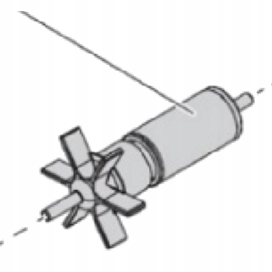 Levně Rotor S Osou Pro Čerpadlo Compacton 2100 Náhradní Díl Akvárium Voda Ryby