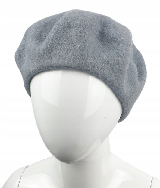 

Beret klasyczny wełniany styl francuski Młodzież