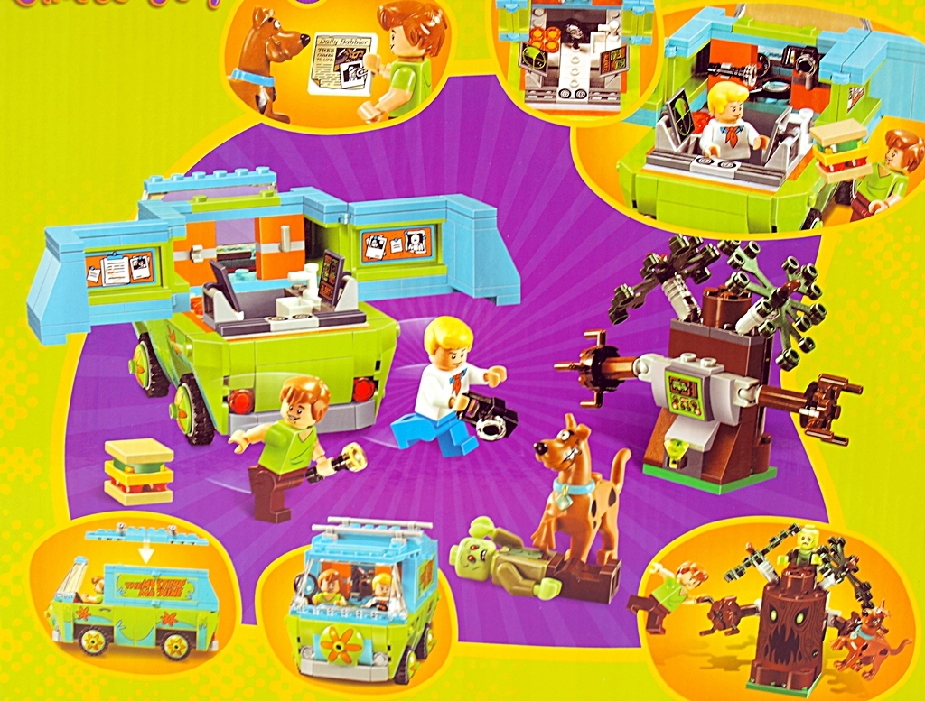 Klocki Scooby-Doo 305 elementów - Wehikuł Tajemnic Kod producenta NO.10430