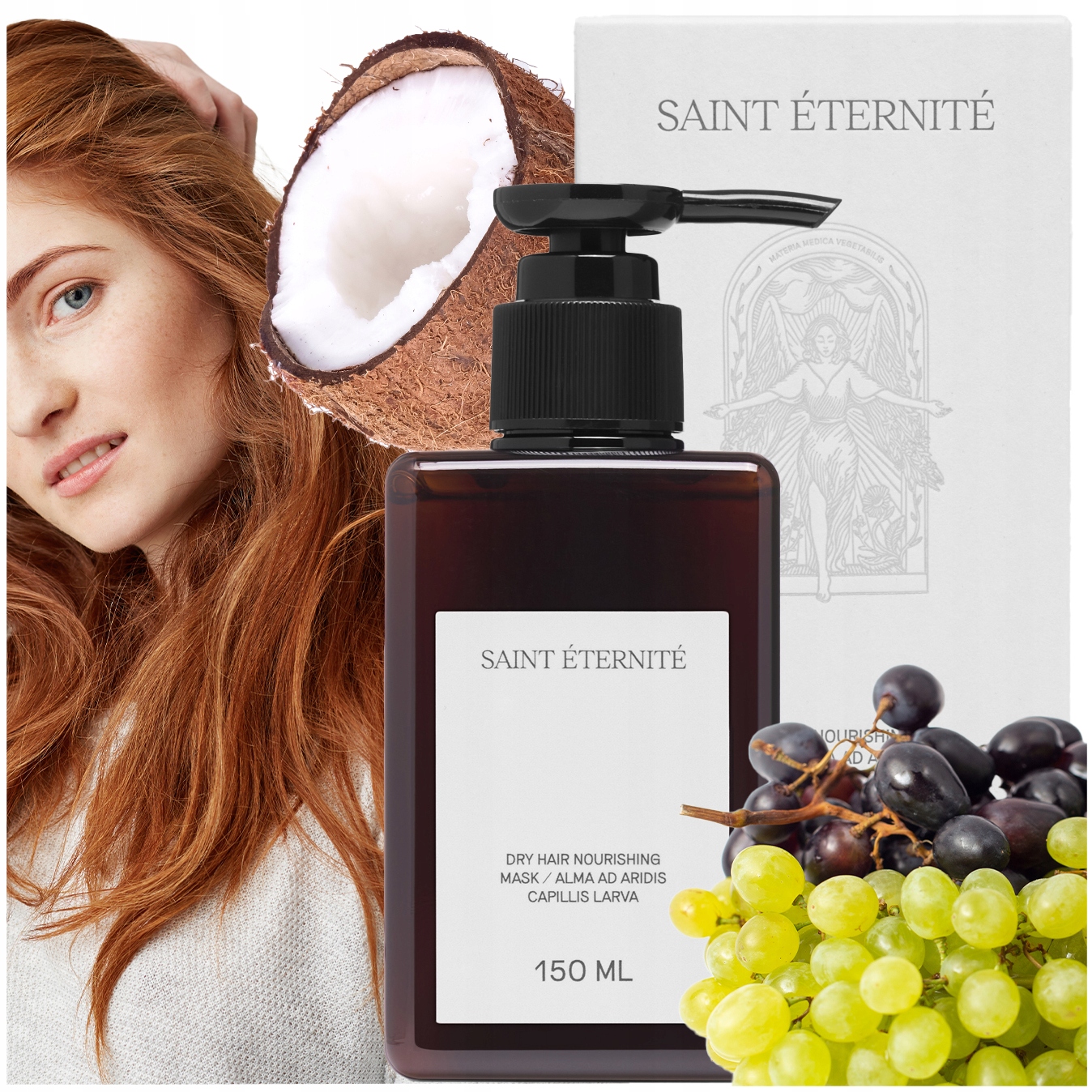 Maska Na Suché Vlasy Zvlhčující Olejem panthenol 150 Ml Saint Éternité