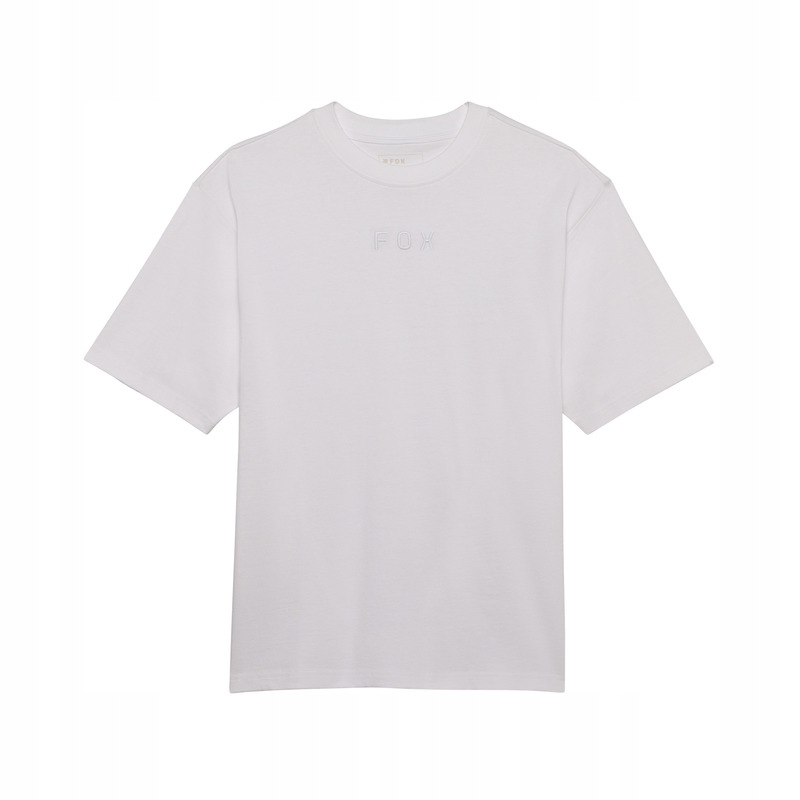 Bílé Tričko Fox S Nápisem Oversize Optic Velikost XL