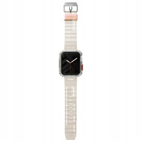 Skinarma pasek Shokku Apple Watch 45/44/42mm beżowy