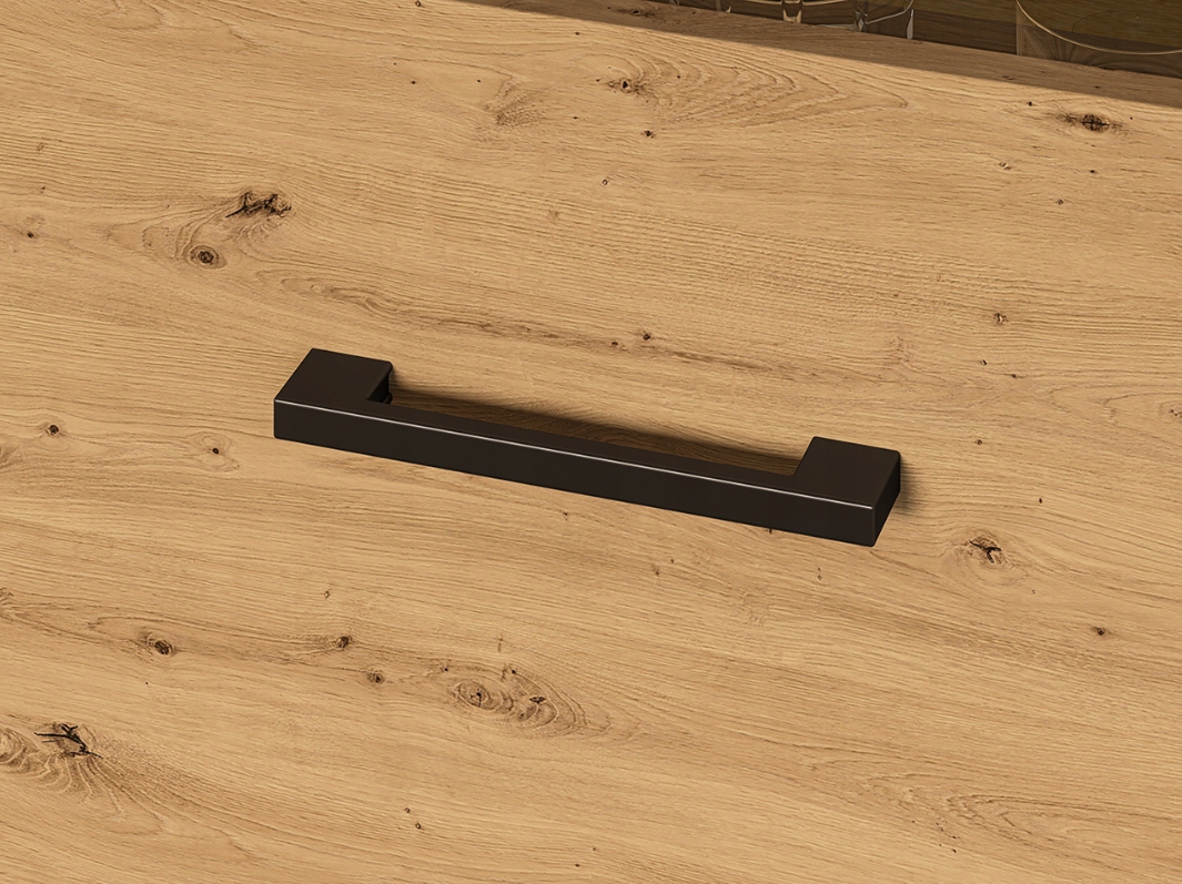 Meblościanka Zestaw Mebli Do Salonu 1 Dąb Artisan NIVA ML