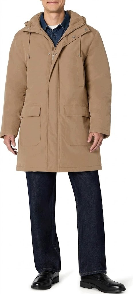 Amazon Essentials Parka S Kapucí Na Zimu Pánská XL 7FA