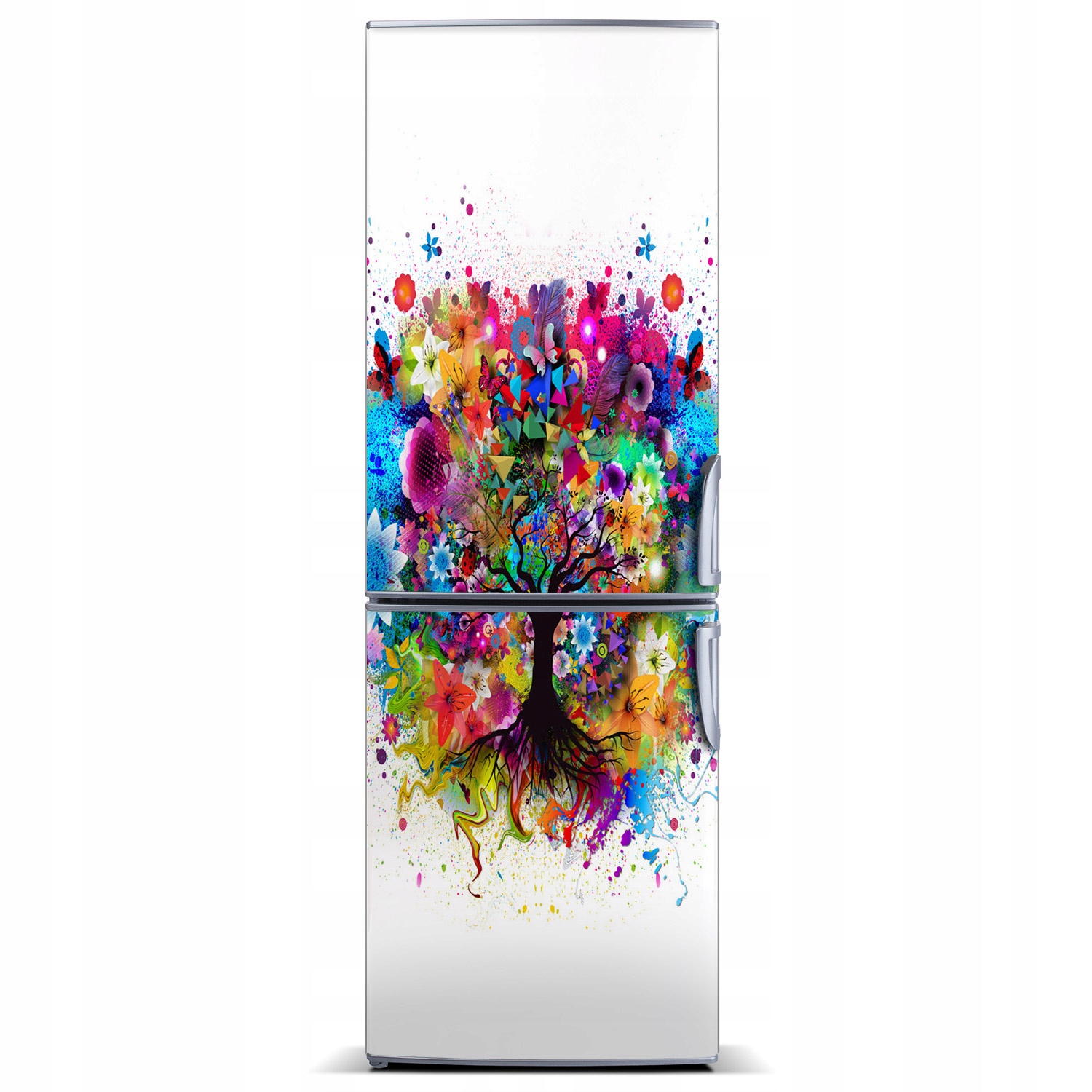 

Naklejka na lodówkę Abstrakcyjne drzewo 60x180