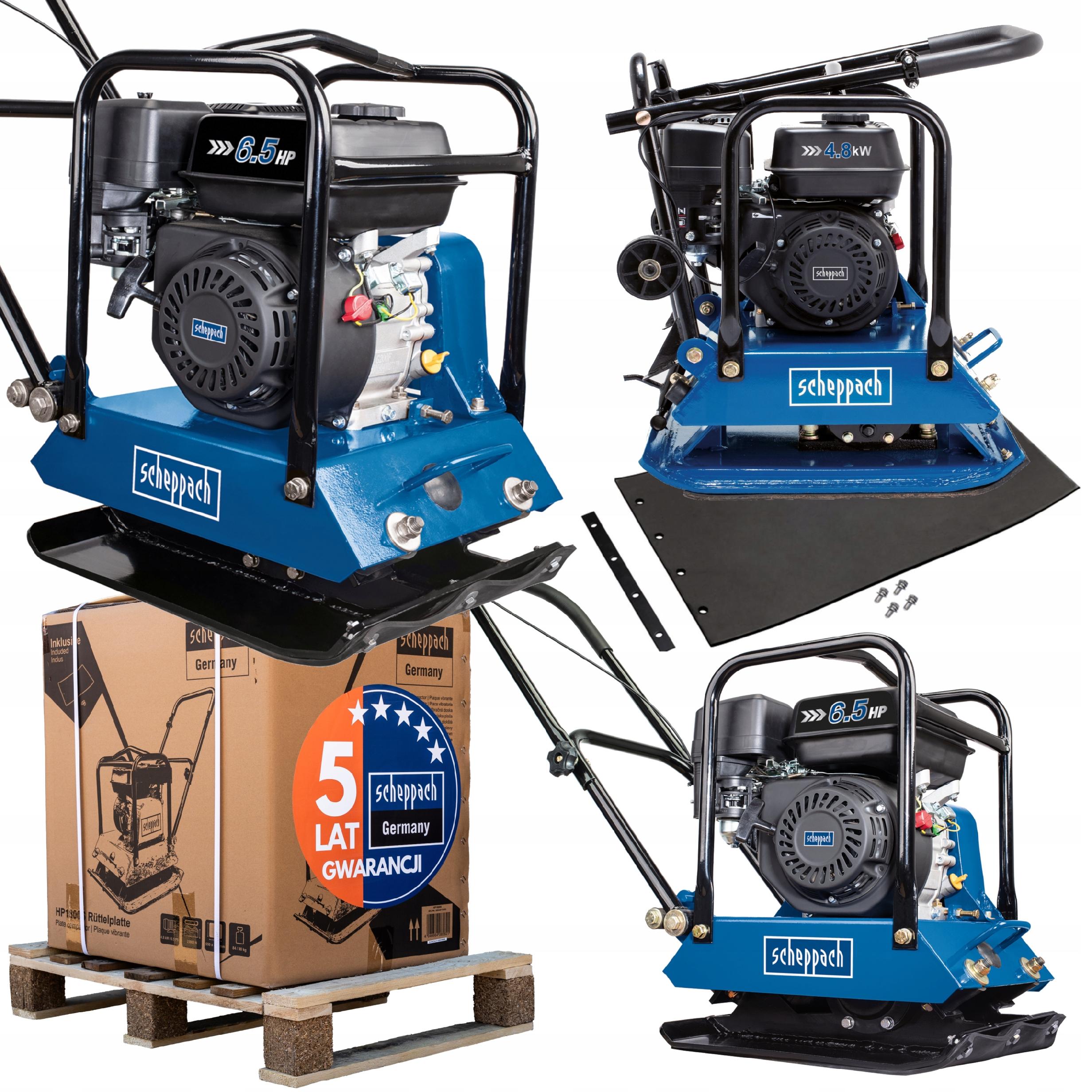 Mocna Zagęszczarka Spalinowa Ubijak 60KG 15kN 15000N Mata Olej1L HP1200