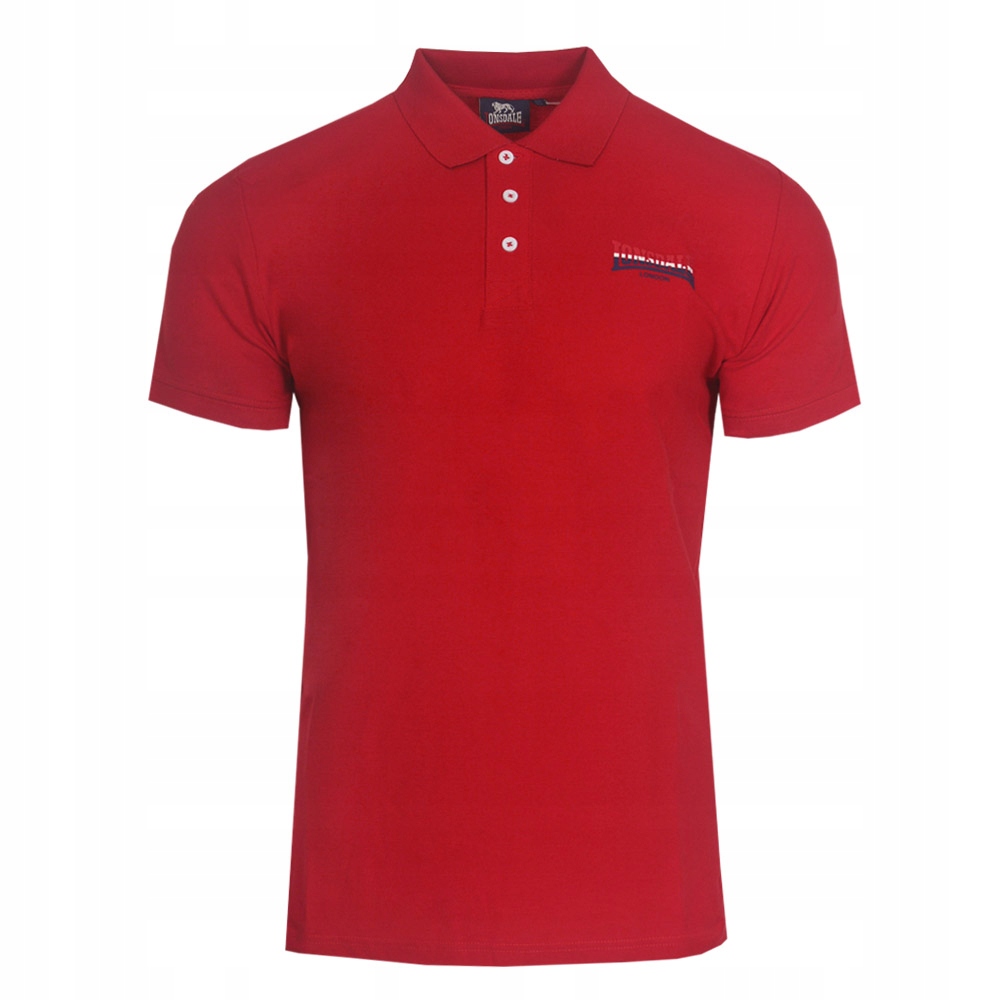 

Lonsdale Koszulka Polo 100% Bawełna Czerwona M