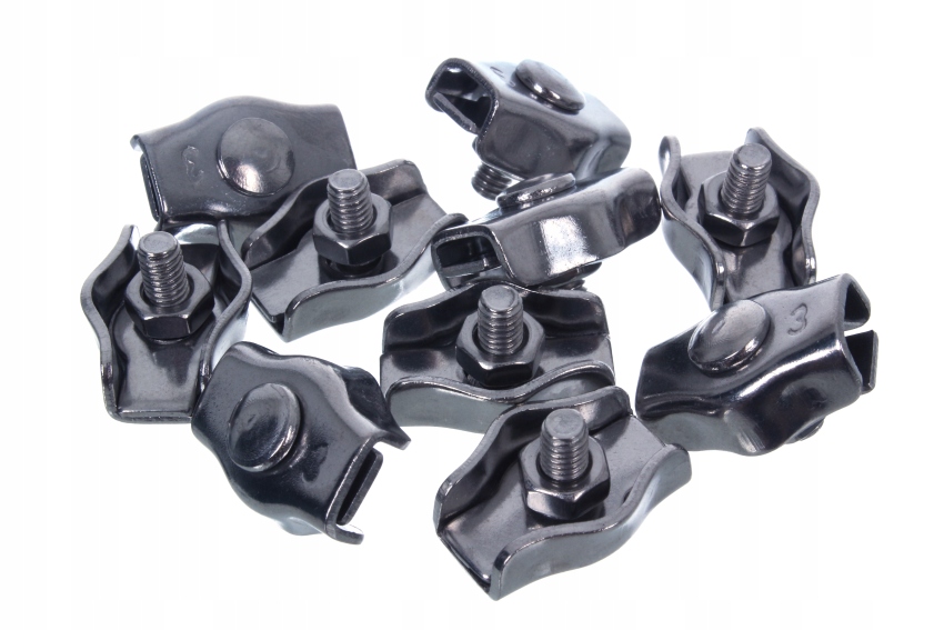 ZACISK DO LIN SIODEŁKOWY NIERDZEWNY 4mm POJEDYNCZY Średnica liny 4 mm