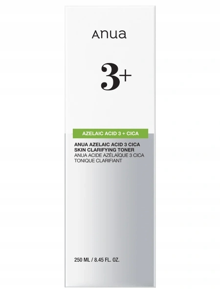 Čisticí tonikum s kyselinou azelaovou Anua 3 Cica 250 ml