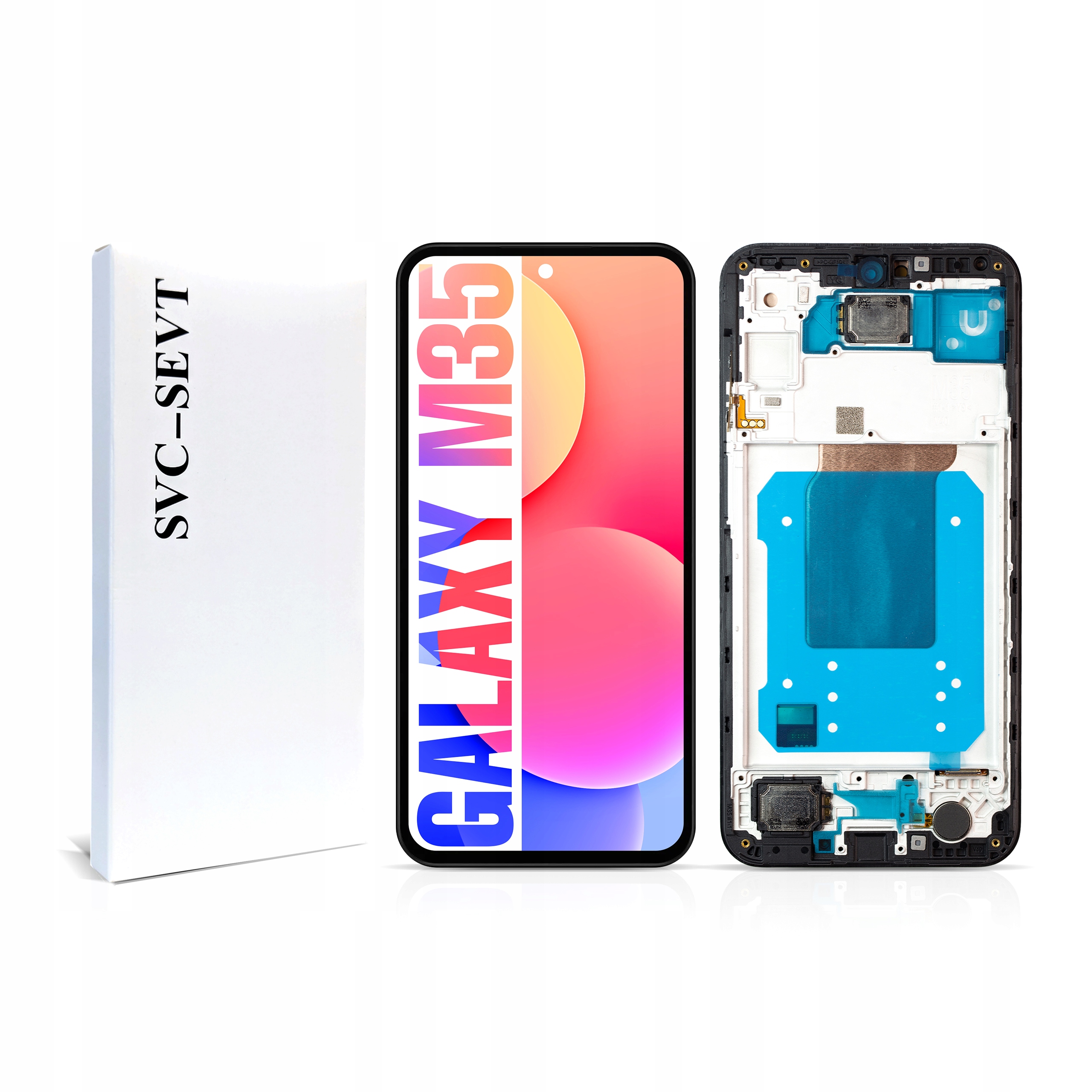 Displej s rámčekom pre Samsung M35 Originál Zila Oled Display Panel Rýchly