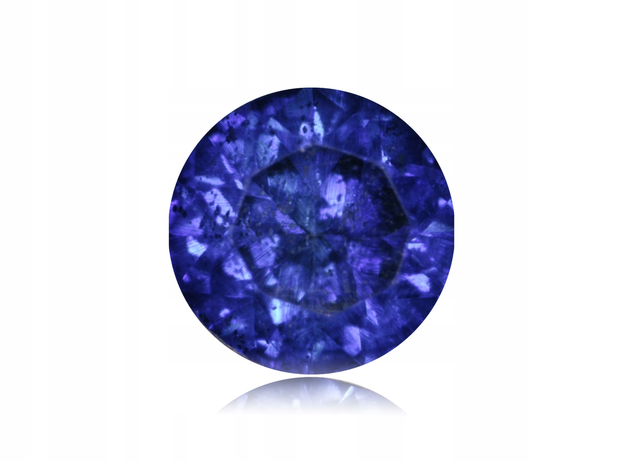 Přírodní safír 0.12 ct modrý „Cornflower“ Kulatý certifikát Wbd