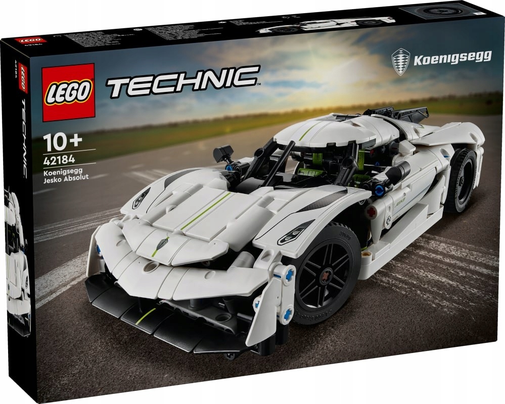Lego Technic 42184 Bílé hyperauto Koenigsegg Jesko Absolut
